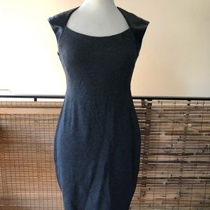 Bailey 44 Leather Cap Sleeve Dress